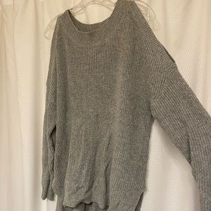 Oversized tunic sweater
